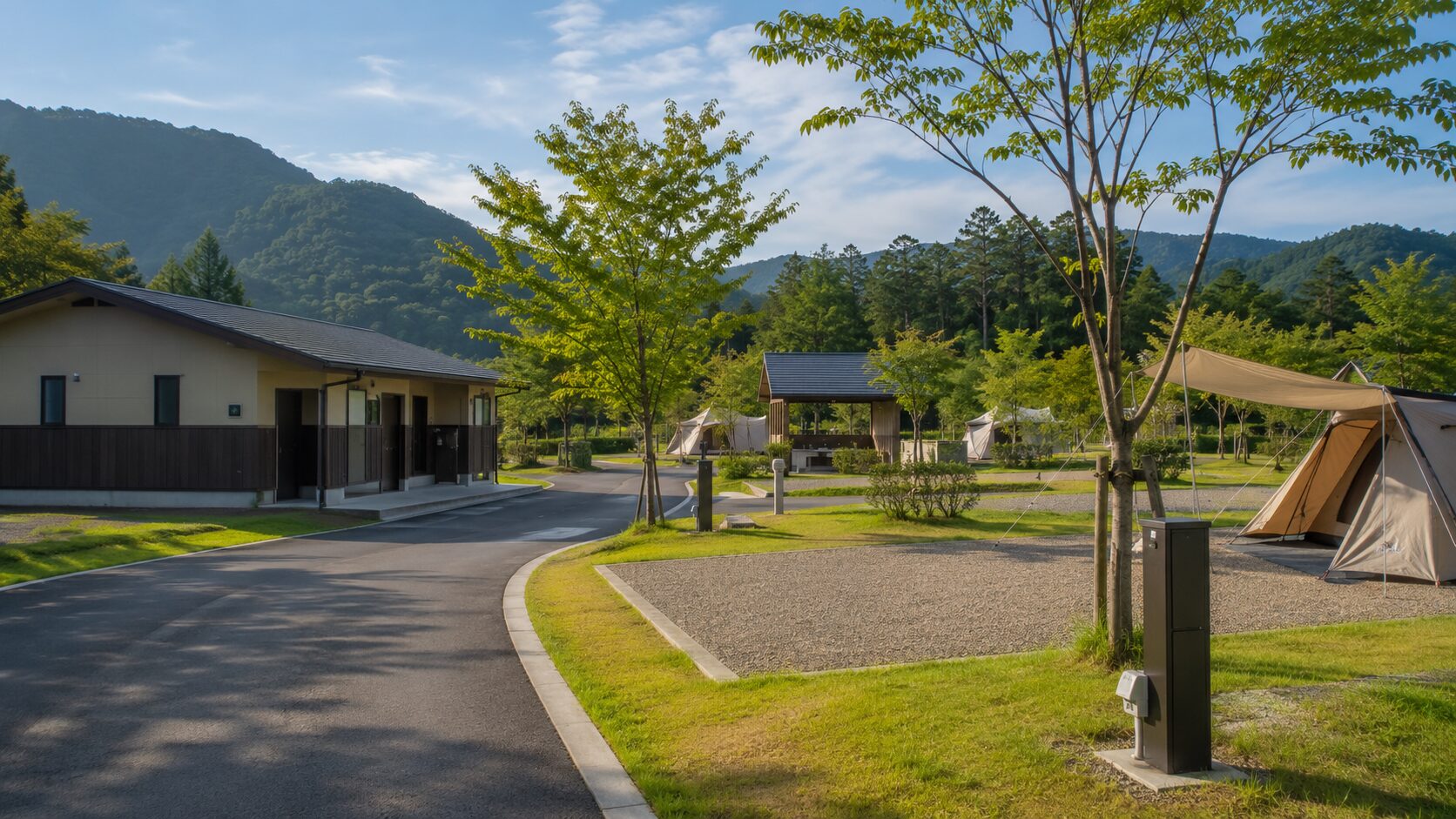 橘ノ丘総合運動公園キャンプ場の子連れキャンプのイメージ