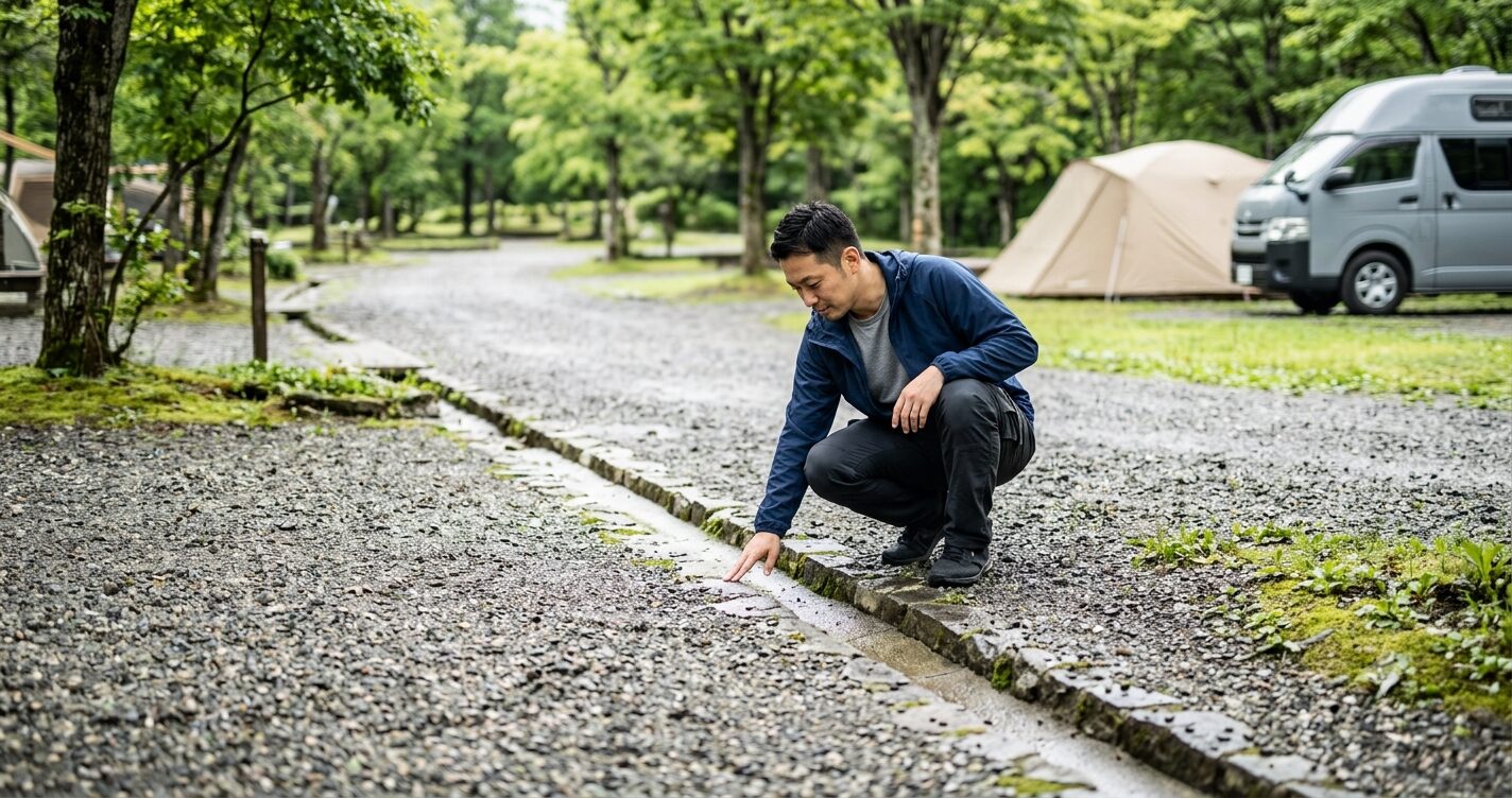 高原キャンプ場の環境を表すイメージ画像