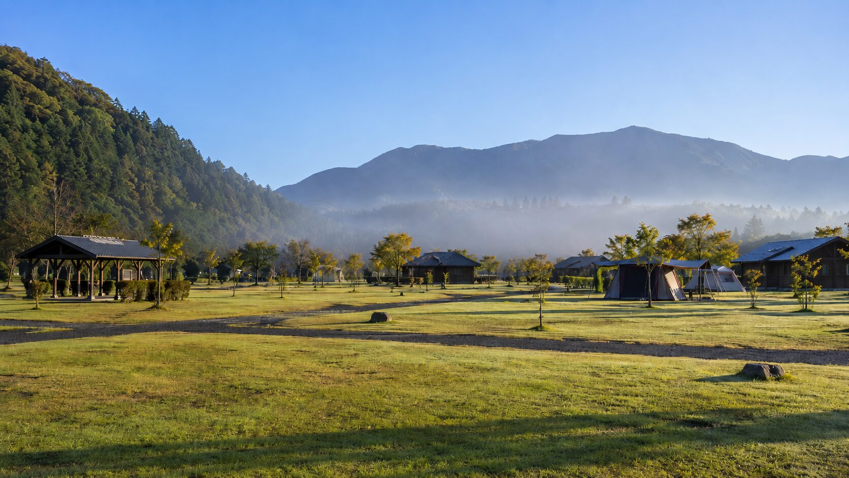 番匠川河川公園のサイト選びのイメージ